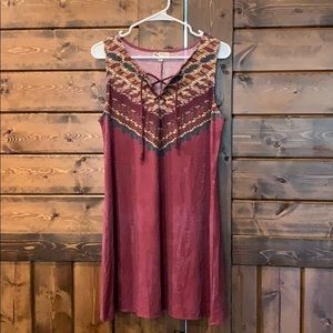 Maroon dress